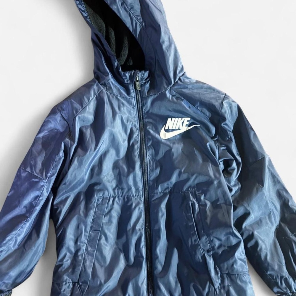 Nike Kids Shiny Blue Raincoat